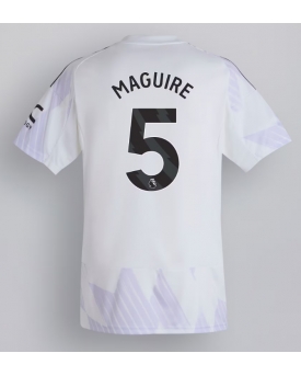 Billige Fotballdrakt Manchester United Harry Maguire #5 Replika Bortedrakt 2025-26 Kortermet Billige Fotballdrakt Manchester United Harry Maguire #5 Replika Bortedrakt 2025-26 Kortermet